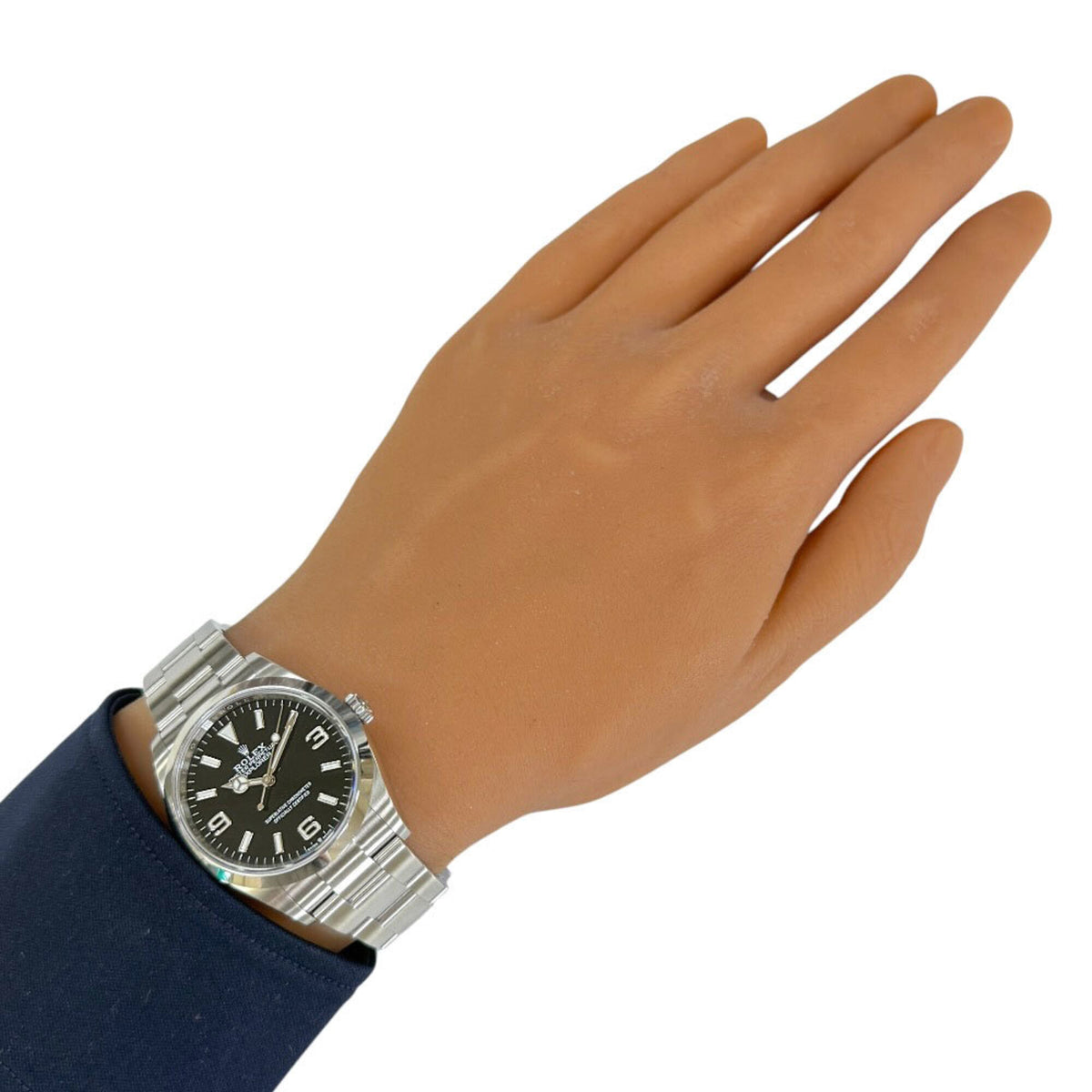 Rolex Explorer Oyster Perpetual 124270 met zwarte wijzerplaat, 36 mm