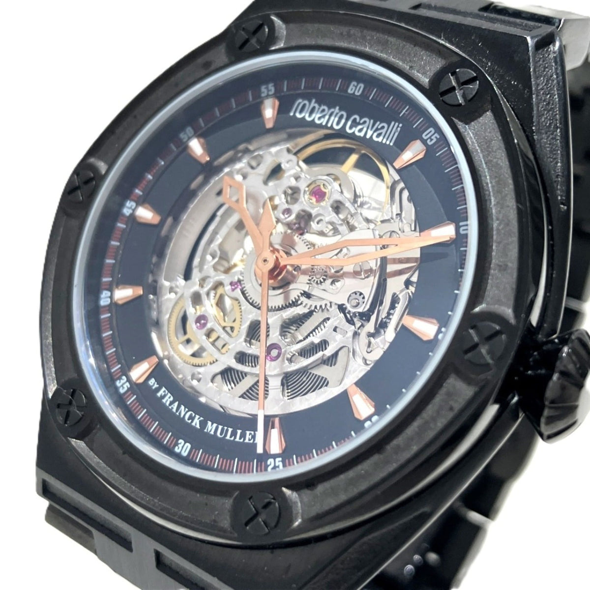 Franck Muller Roberto Cavalli by Franck Muller RV1G-060M0081 Noir Montre à cadran de 19 mm