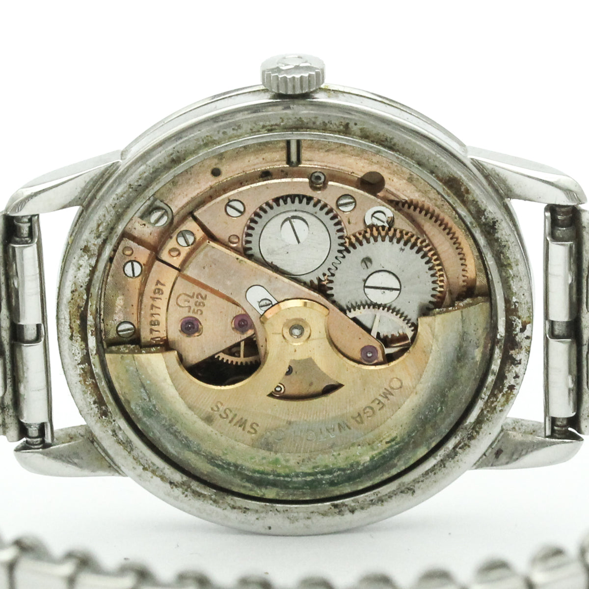 Omega Geneve 14703 Silver Dial 34mm Watch