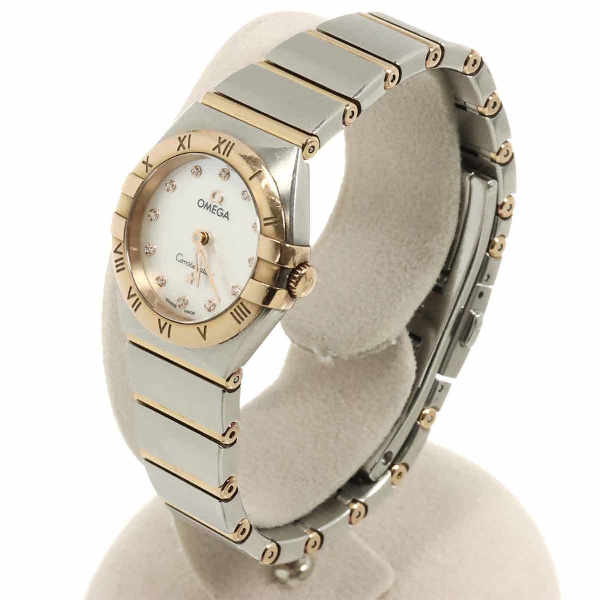 Omega Constellation 131 20 25 60 63 001 Weiß Gehäuse Zifferblatt 25 mm Uhr
