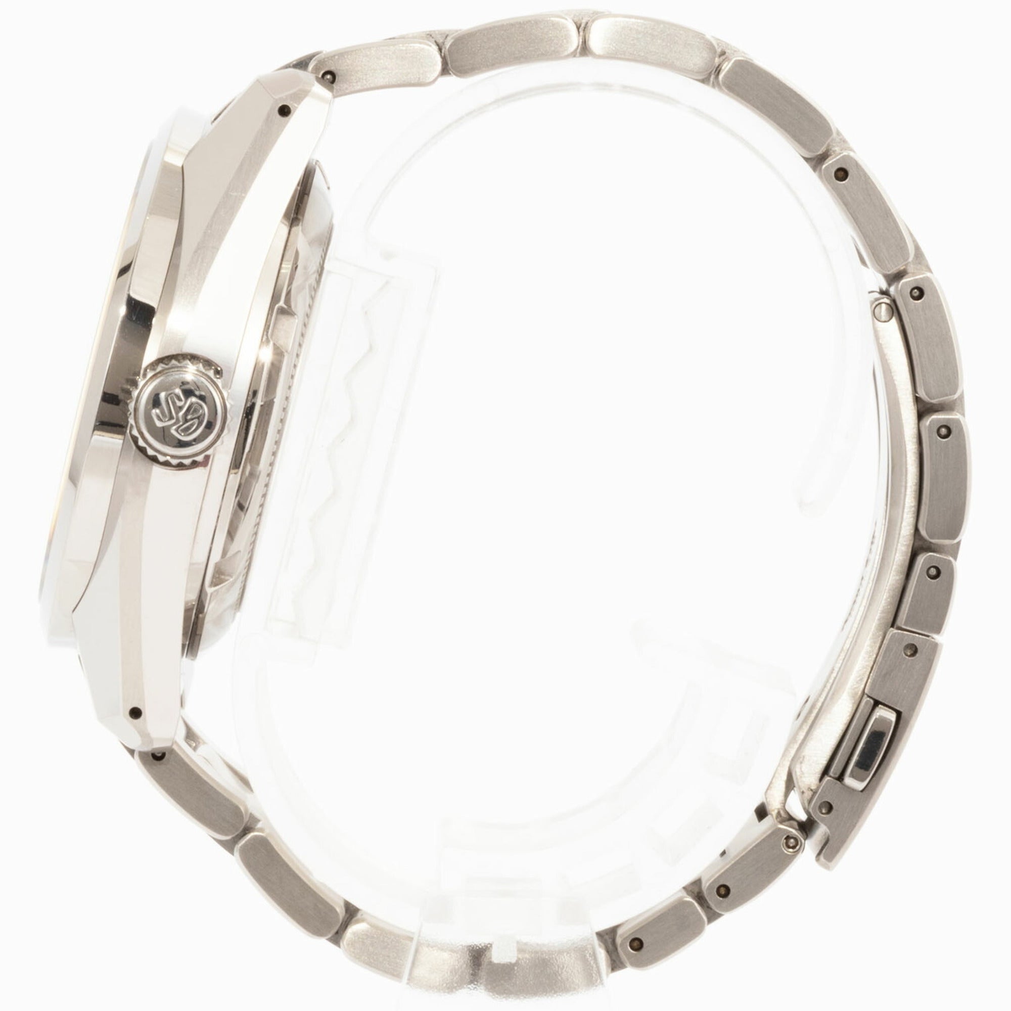 Montre mécanique Grand Seiko Heritage Collection à haute fréquence SBGJ255, titane brillant argenté, pour homme