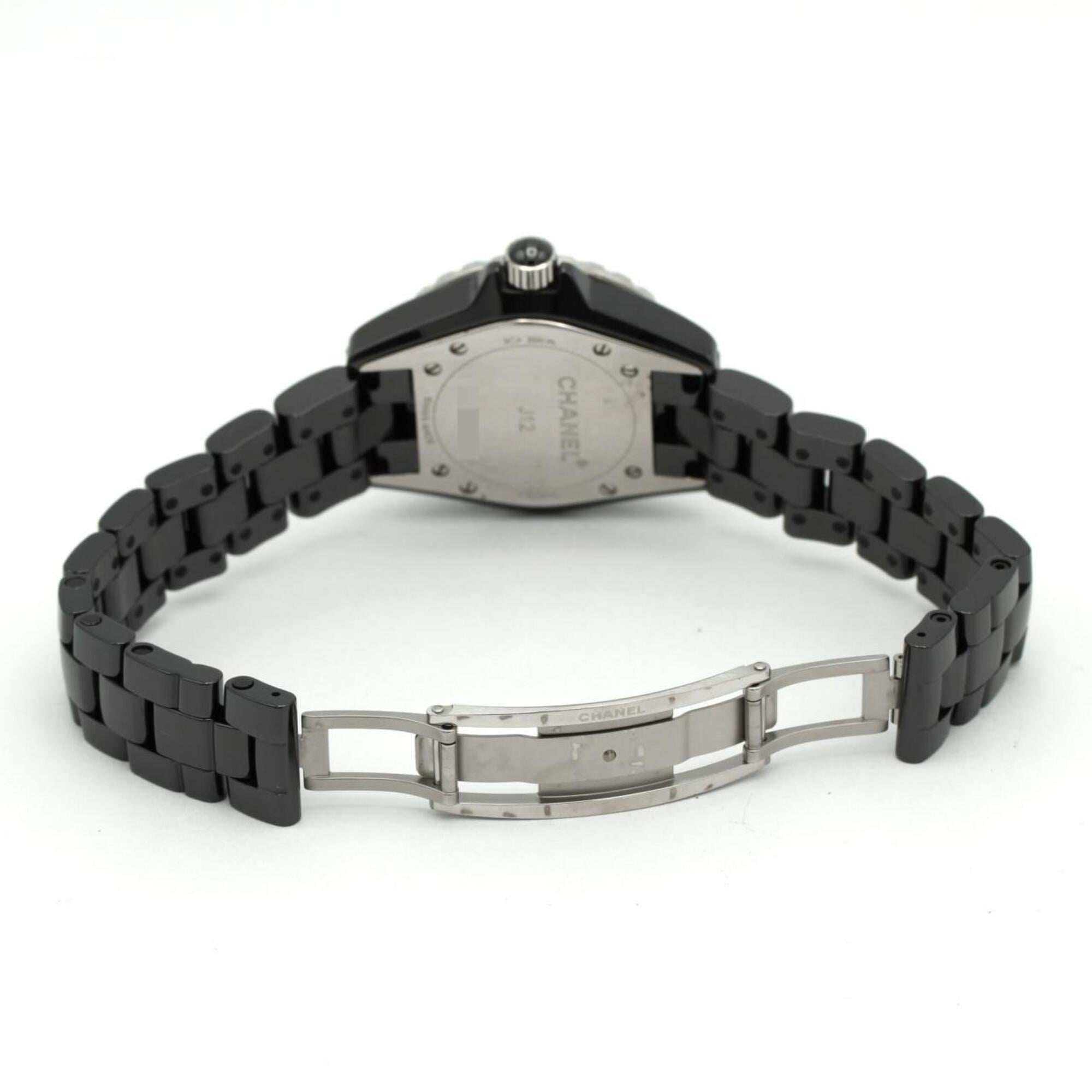 Chanel J12 H1625 Black Dial Ceramic 33mm Watch