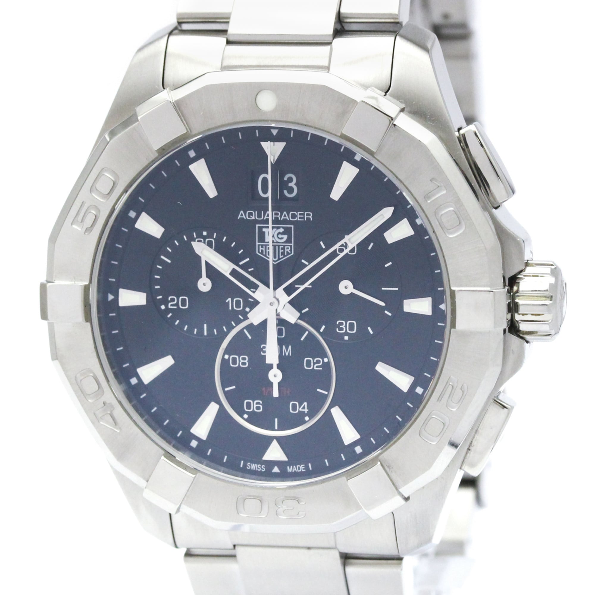 TAG Heuer Aquaracer CAY1110 Black Dial 43mm Watch