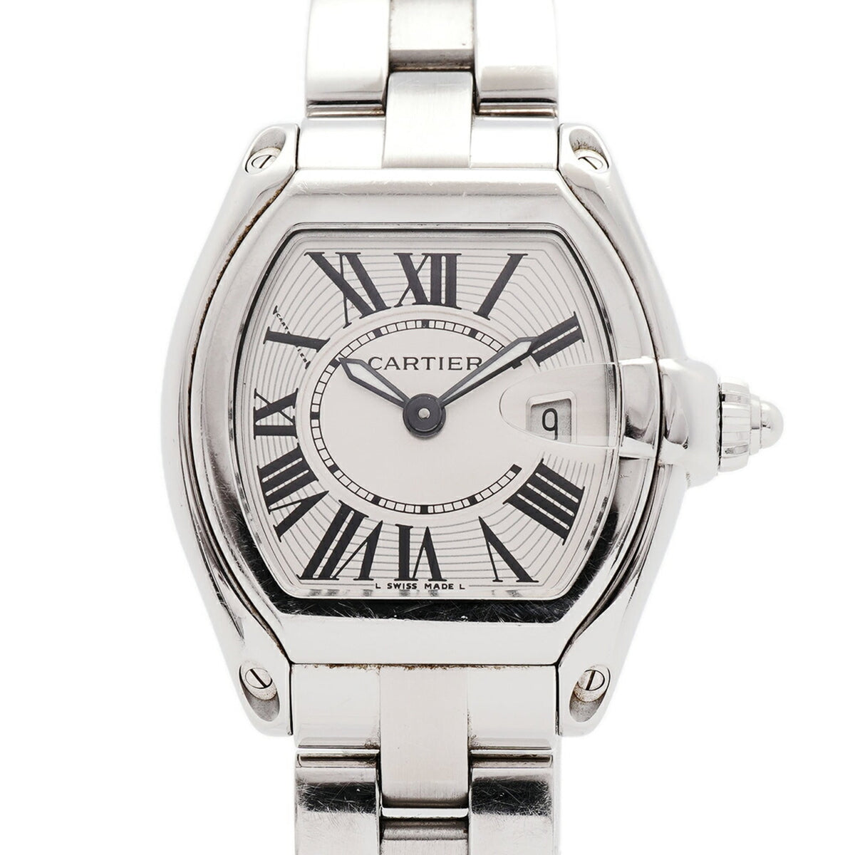 Cartier Roadster SM W62016V3 Silber Zifferblatt 31 mm Uhr