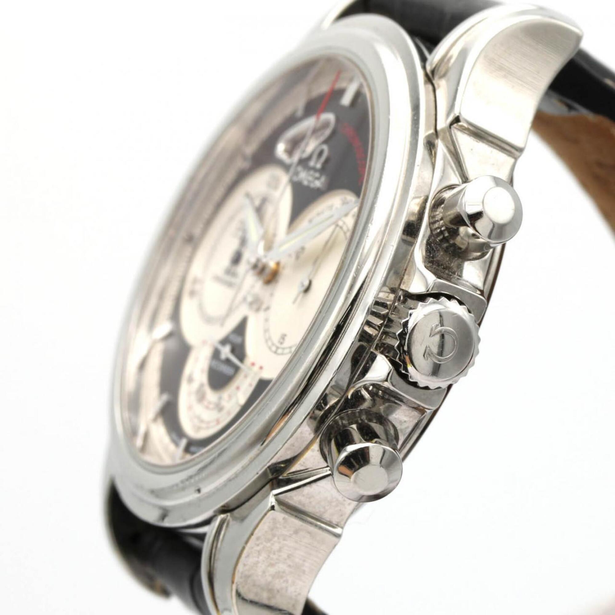 Omega De Ville Co-Axial Chronoscope 4850.50.31 Black, Silver Dial 40mm Watch