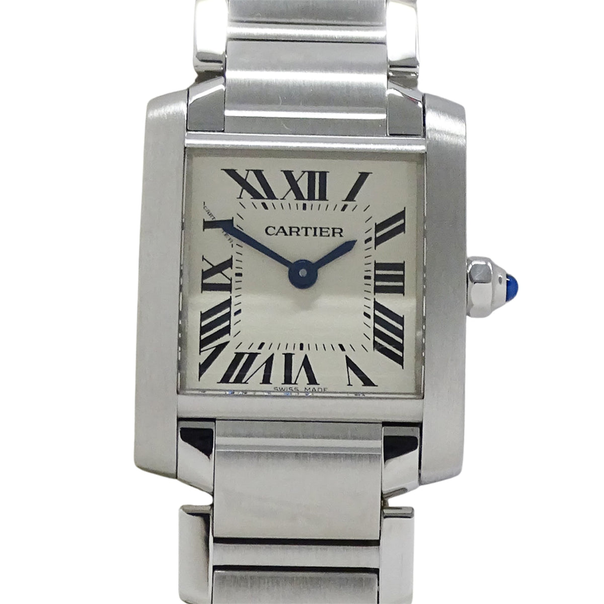 Cartier Tank Française SM W51008Q3 Elfenbein Zifferblatt 20 mm Uhr