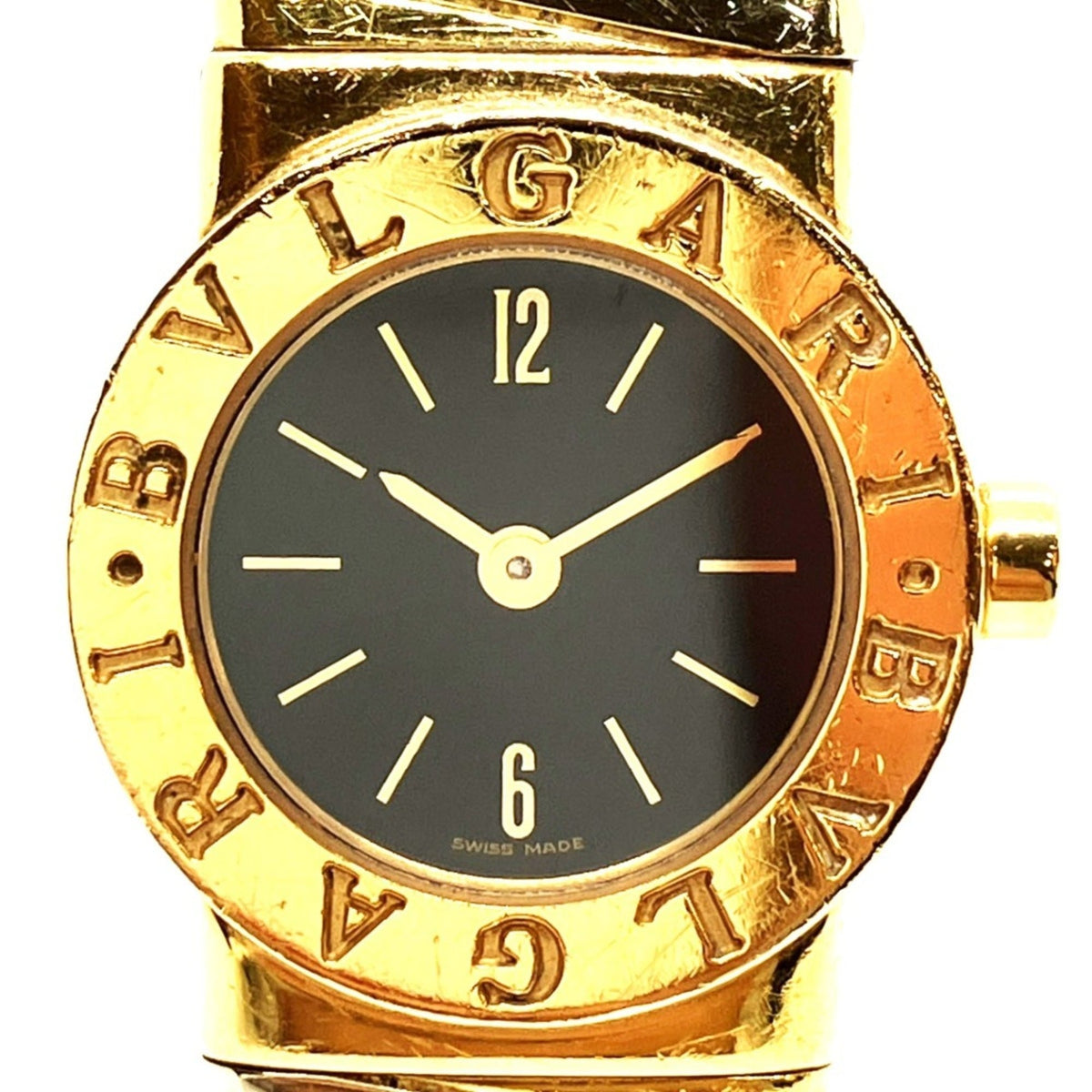 Bvlgari Bulgari Tubogas BB192T Black Dial 19mm Watch
