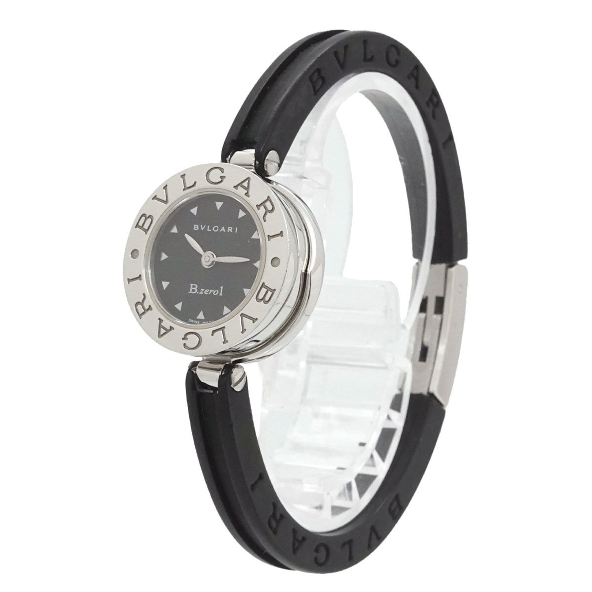 Bvlgari Bulgari BVLGARI B-Zero1 BZ22S horloge met zwarte wijzerplaat, 22 mm