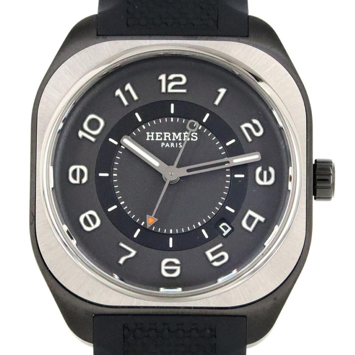 Hermes H08 DLC SP1.741 Gray Dial 39mm Watch