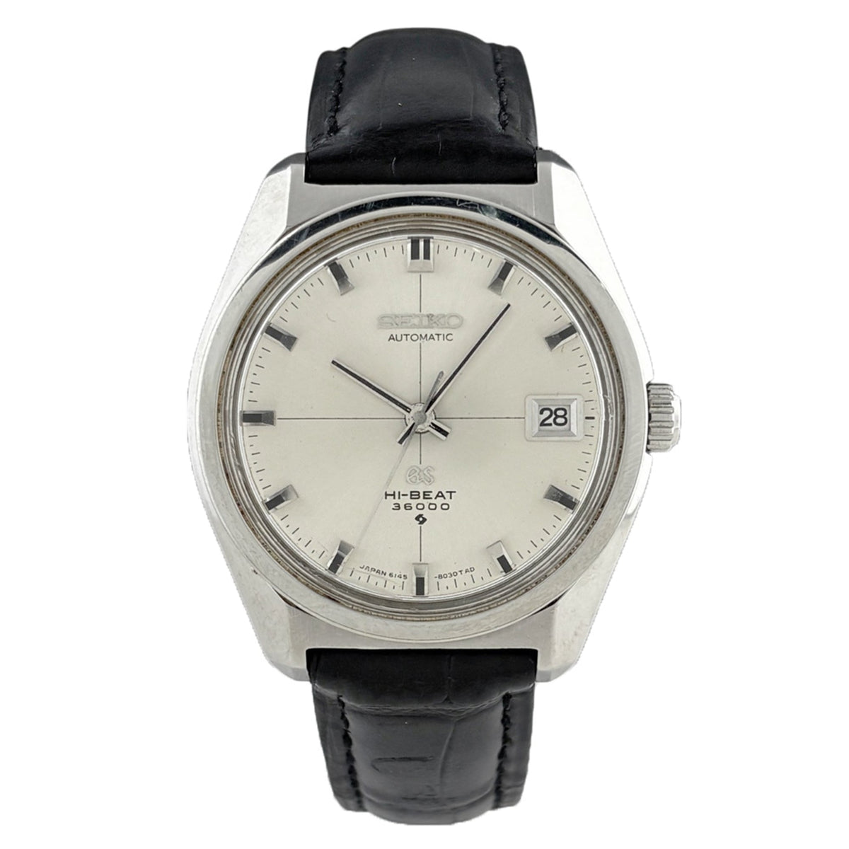 Grand Seiko Grand Hi-Beat 6145-8000 Silver Dial 36mm Watch