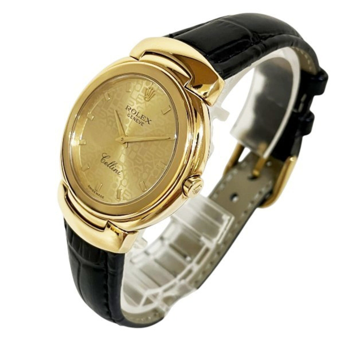 Montre Rolex Cellini 6622 à cadran doré, 33 mm