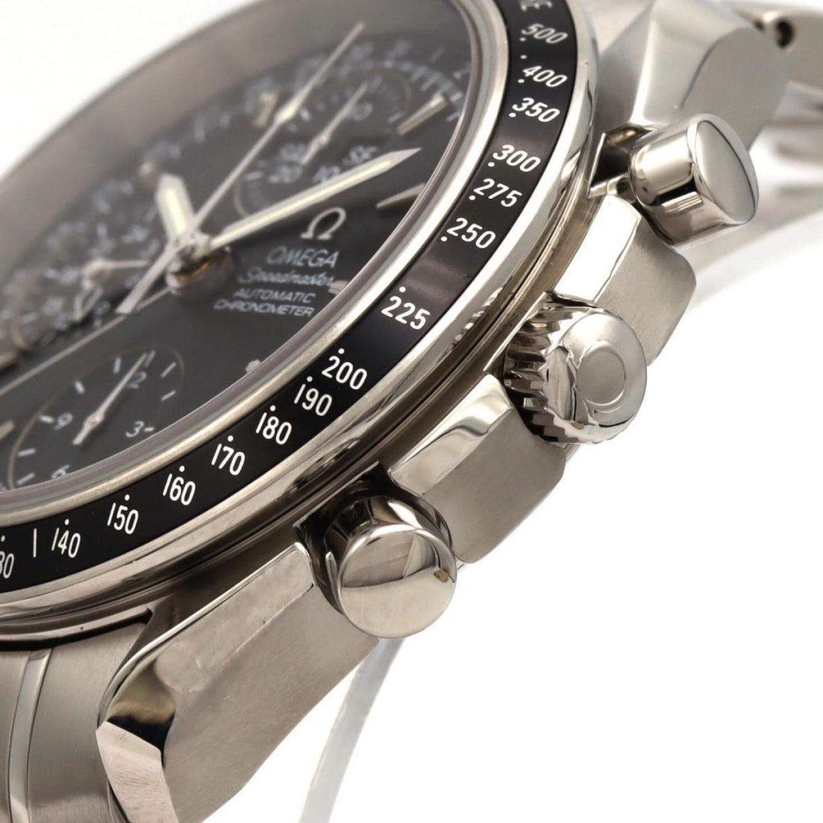 Omega Speedmaster Day-Date 3220.5 Schwarz Zifferblatt 40mm Uhr