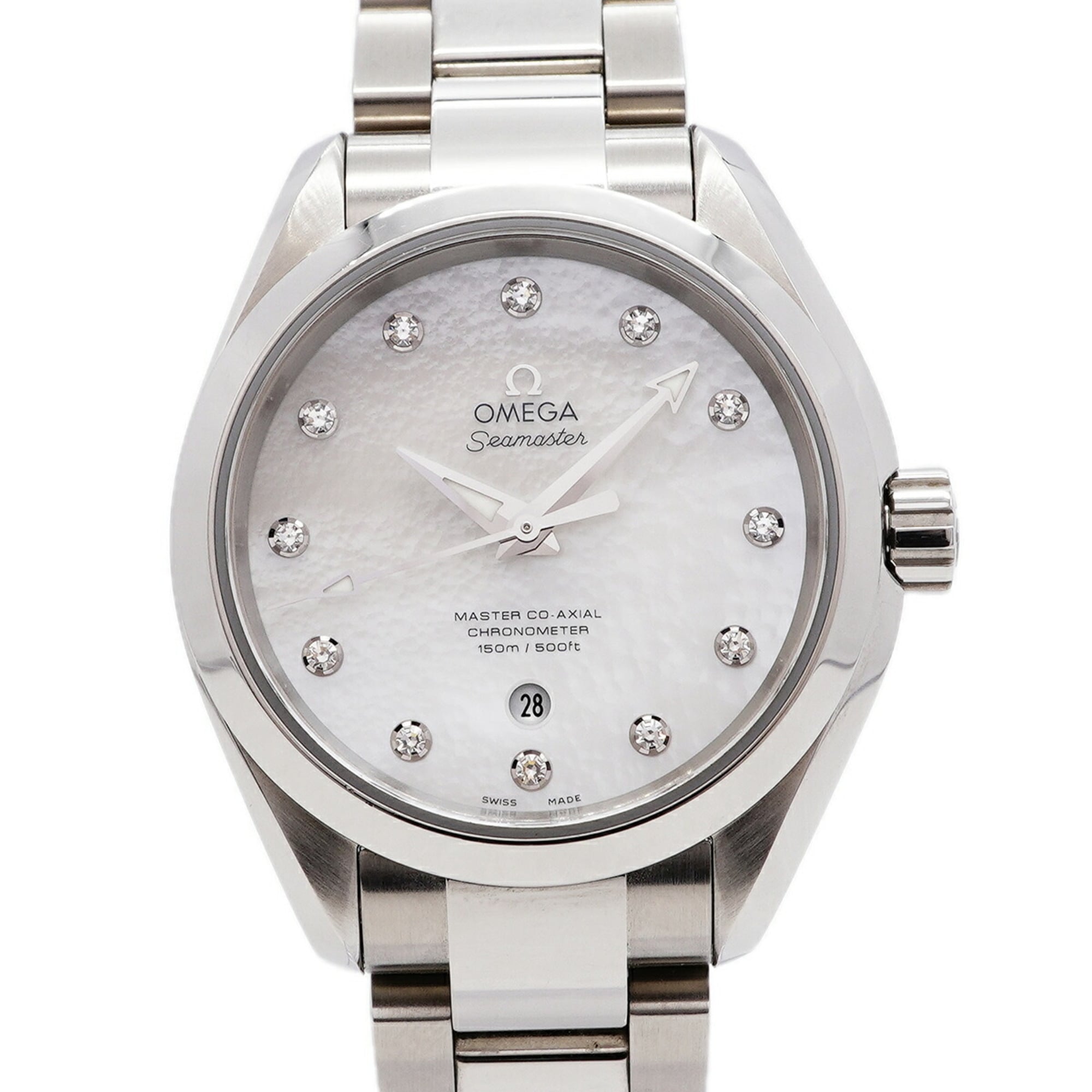 Omega Seamaster Aqua Terra 231.10.34.20.55.002 White Dial 34mm Watch