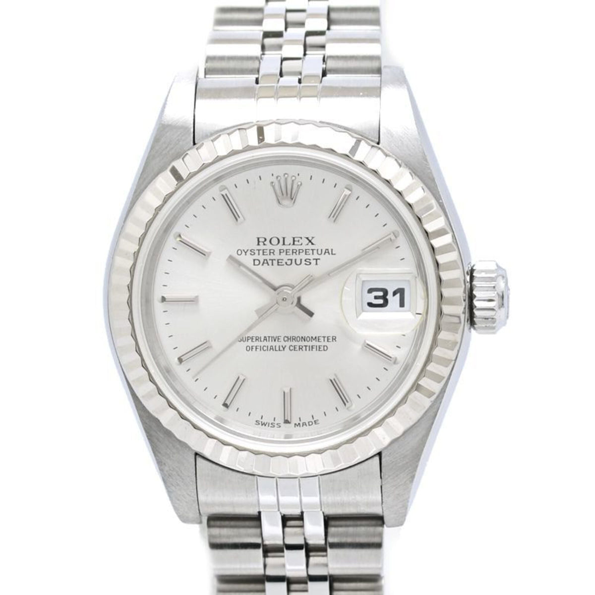 Rolex Datejust 79174 Horloge met zilveren wijzerplaat, 26 mm