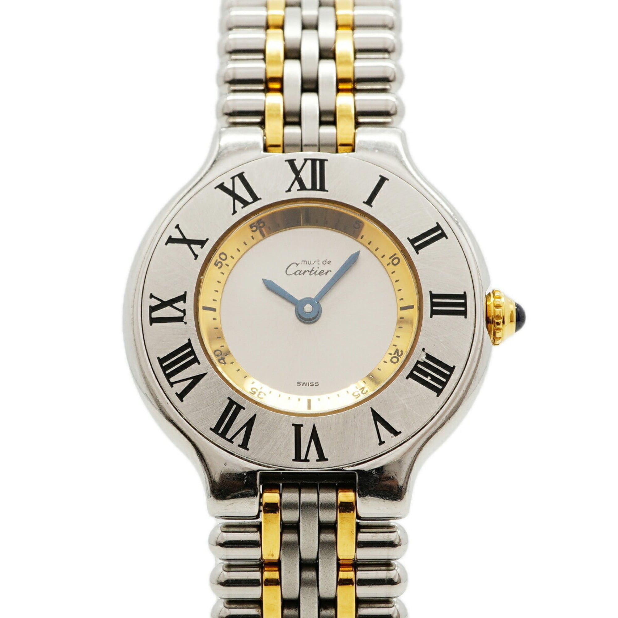 Cartier Must 21 SM W10075F4 Silver Dial 27mm Watch