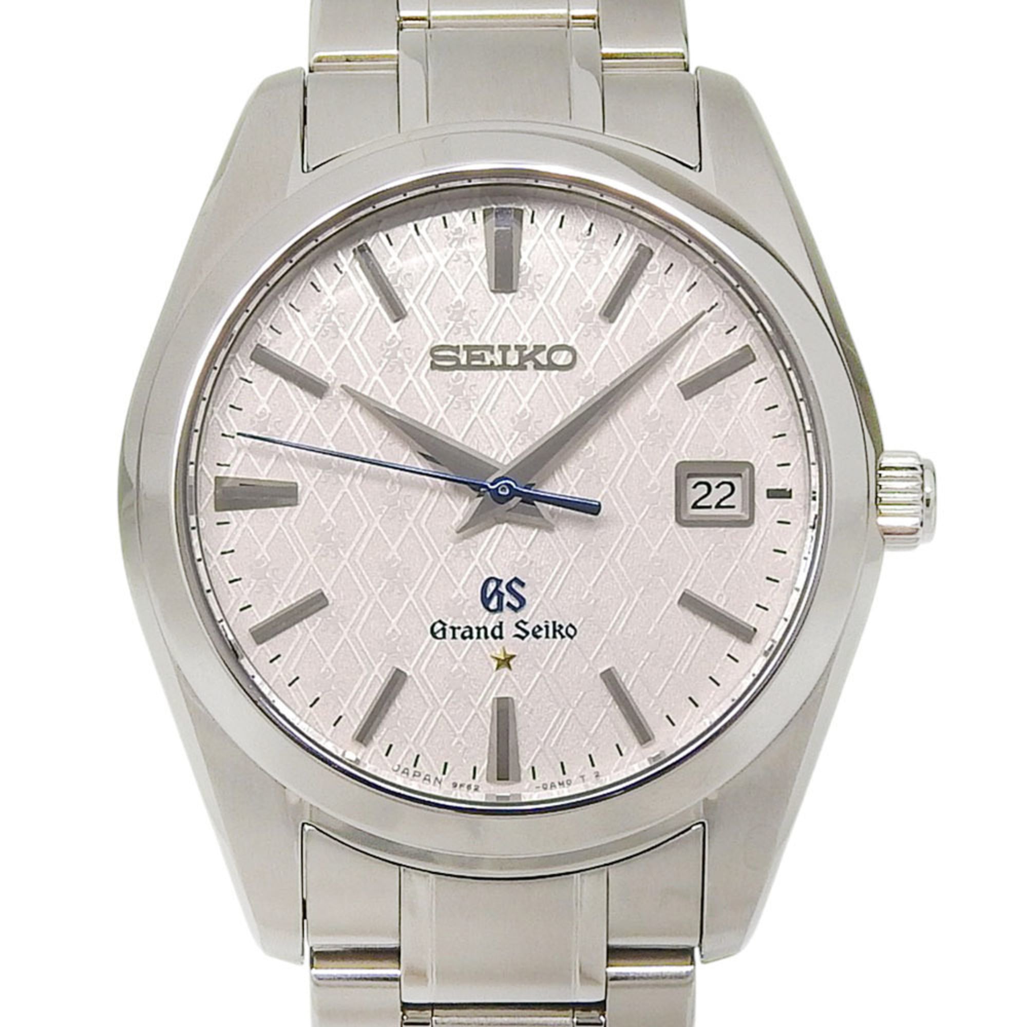 Montre Grand Seiko SEIKO GS, modèle 20e anniversaire, référence 9F62 0AK0, cadran argenté, 36 mm, référence SBGX103