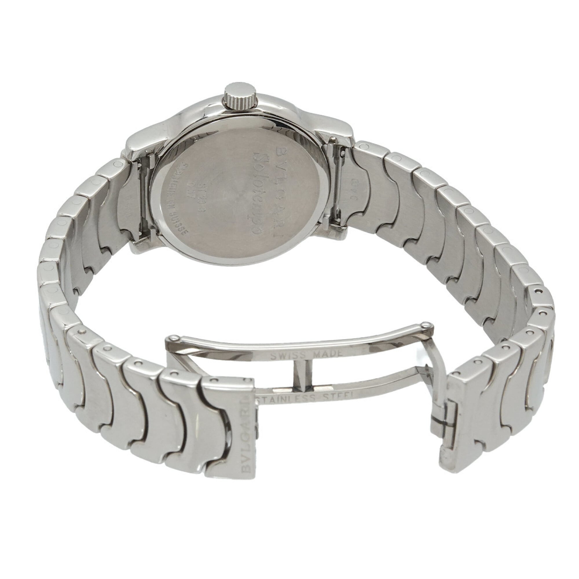 Montre Bvlgari Bulgari BVLGARI Solo Tempo ST29S Noir Cadran 29 mm