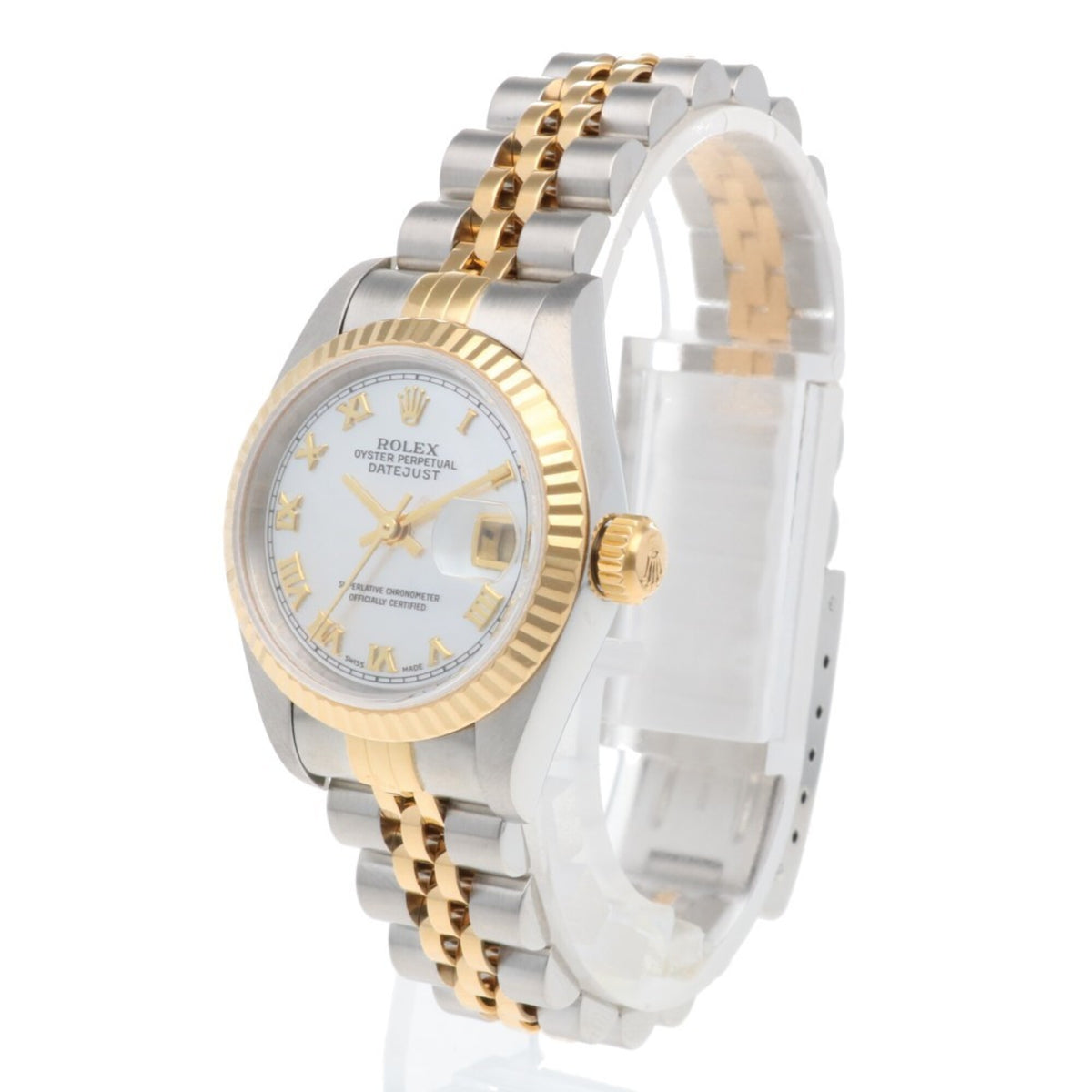 Rolex Datejust Oyster Perpetual 79173 met zilveren wijzerplaat, 26 mm