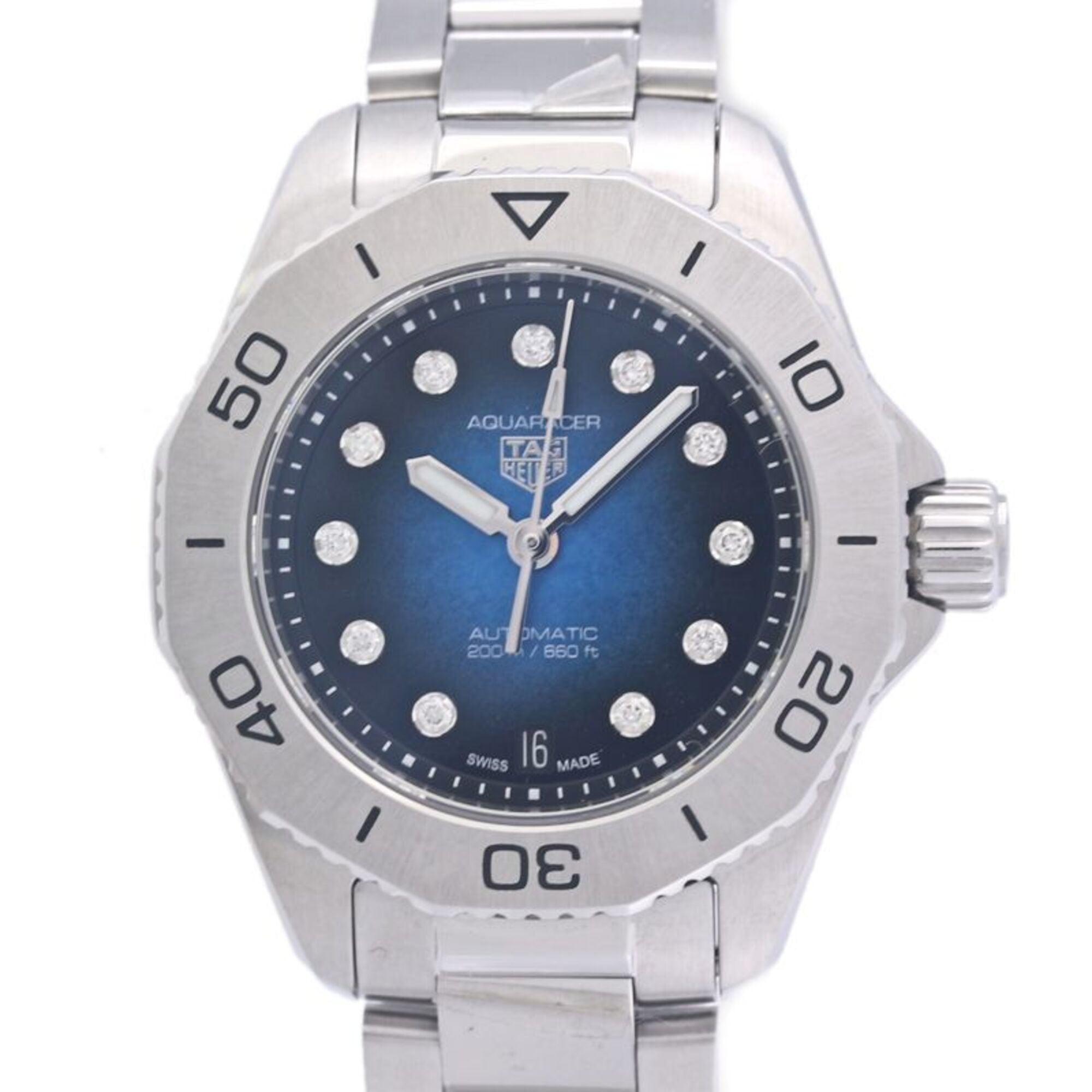 TAG Heuer Aquaracer 11P Diamond WBP2411.BA0622 Women's Watch Stainless Steel 40319