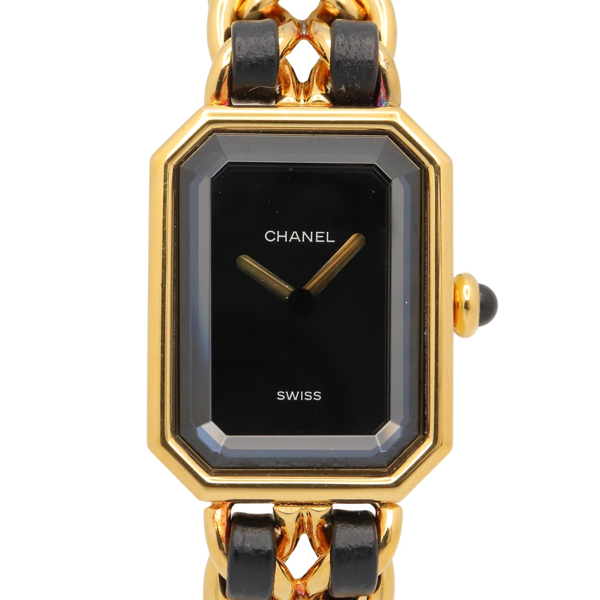 Chanel CHANEL Première M H0001 Black Dial 20mm Watch