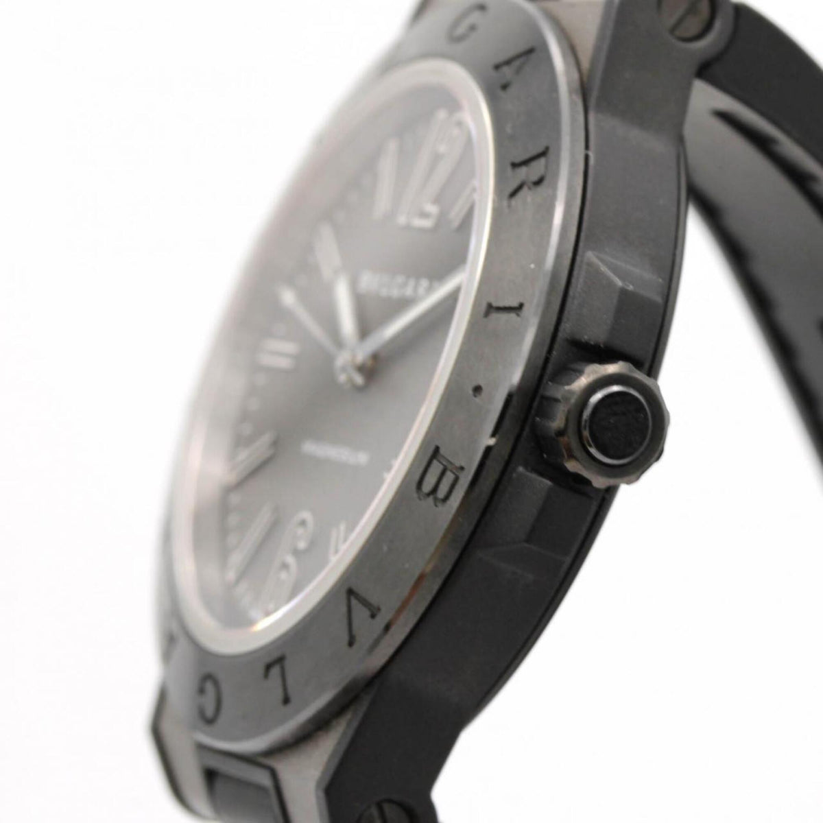 Bvlgari Diagono Magnesium DG41C14SMCVD Gray Dial 41mm Watch