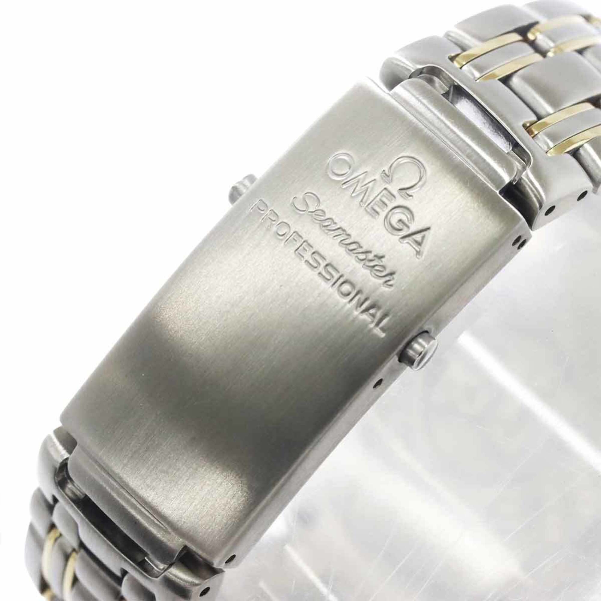 Omega Seamaster 300 Professional Two-Tone 2453 50 Boys' Date Black YG Automatic