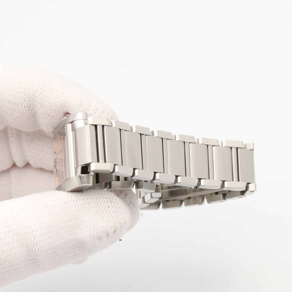 Cartier Tank Française SM W51028Q3 Pink Dial 20mm Watch