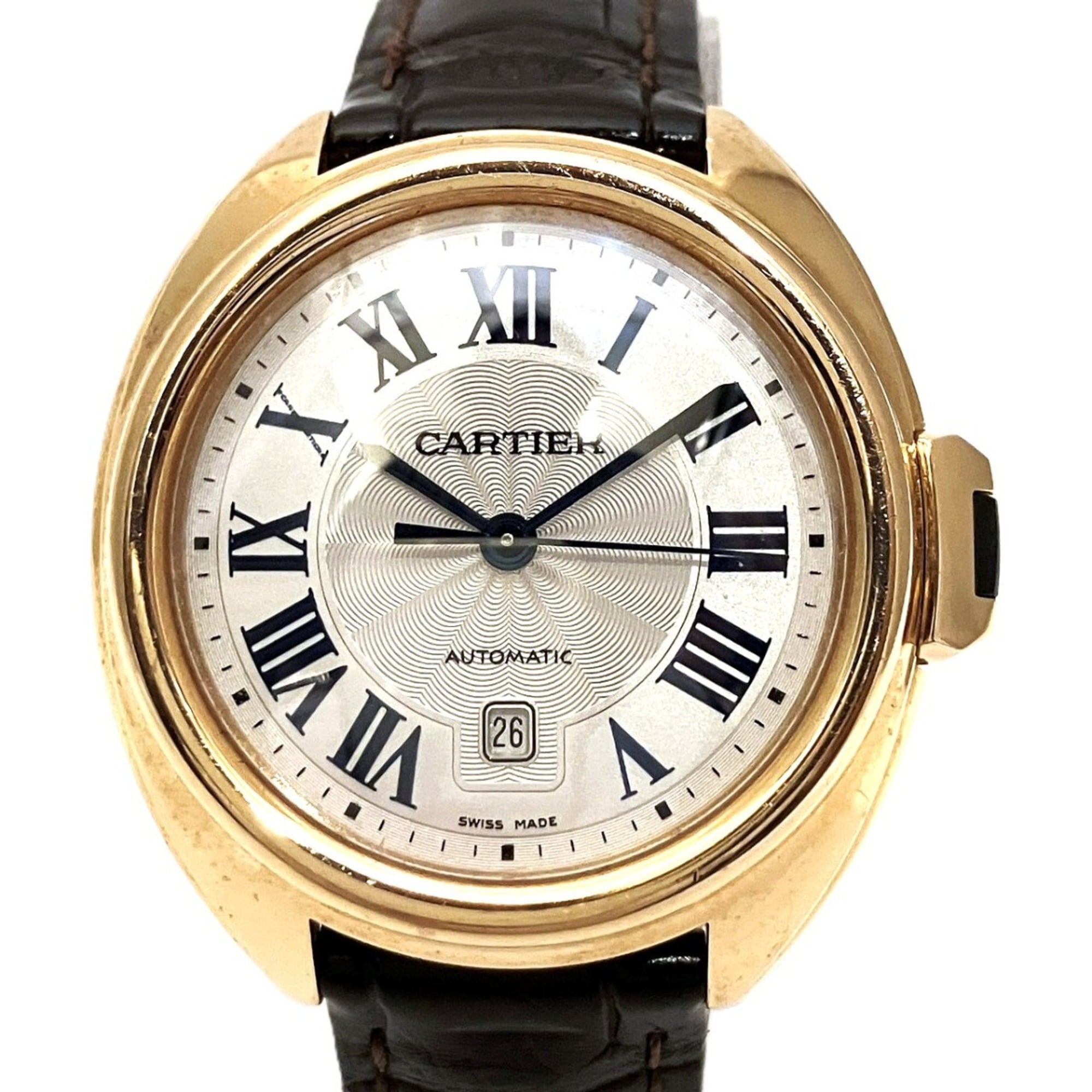 Cartier Clé de total weight 51g WGCL0010 White Dial 32mm Watch