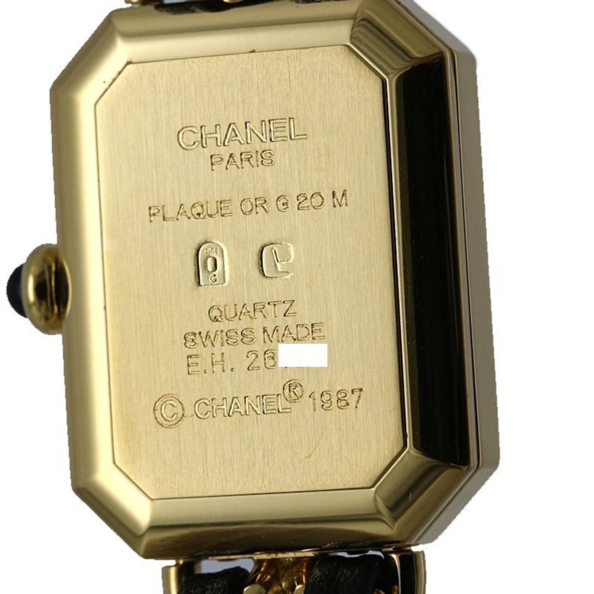 Chanel Premiere H0001 483011002 Black Dial 20mm Watch