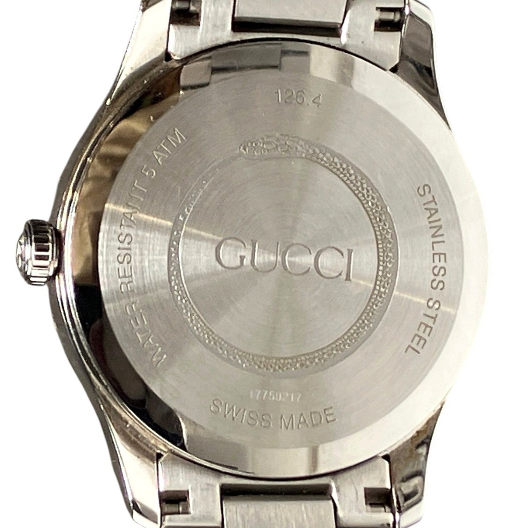 Gucci G-Timeless 126.4 Schwarz Zifferblatt 38 mm Uhr