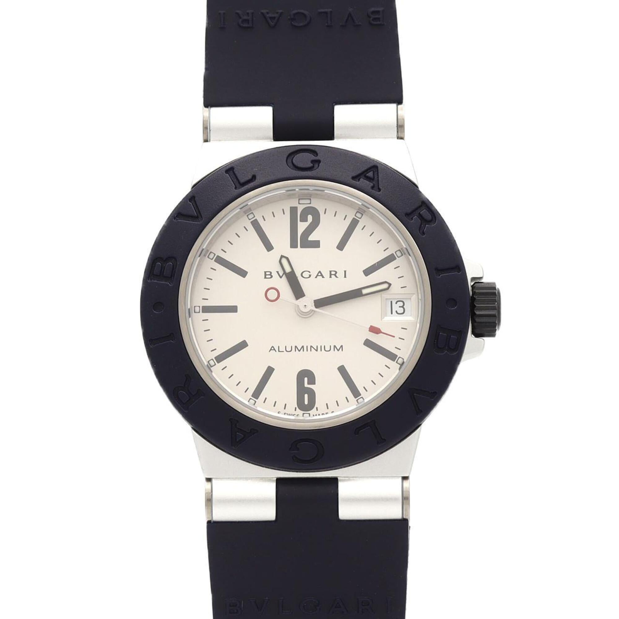 Bvlgari Aluminum AL32TA/AL32TAVD Silver Dial Aluminum 32mm Watch