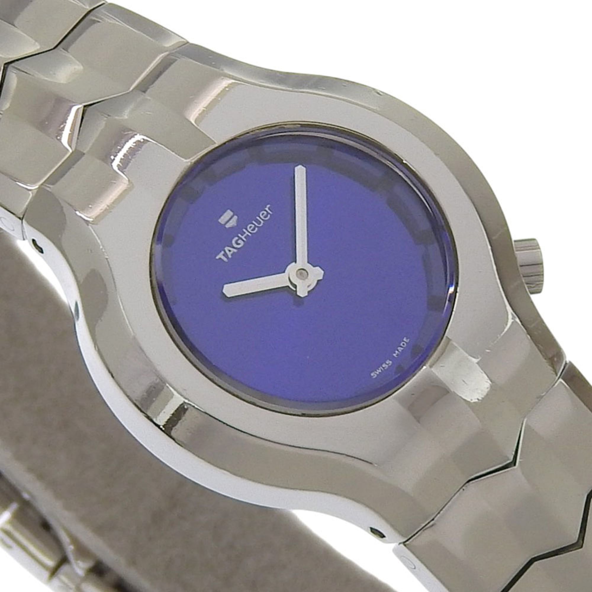TAG Heuer Alter Ego WP1411 Analoguhr aus Edelstahl mit Quarz und blauem Zifferblatt – Damenuhr