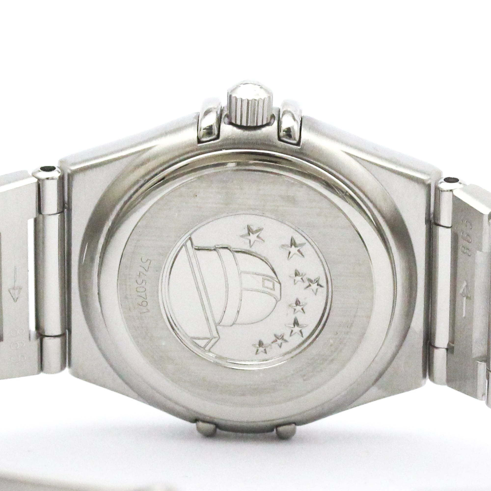OMEGA Constellation Diamond MOP Dial Ladies Quartz Steel Watch 1567.66 Polished