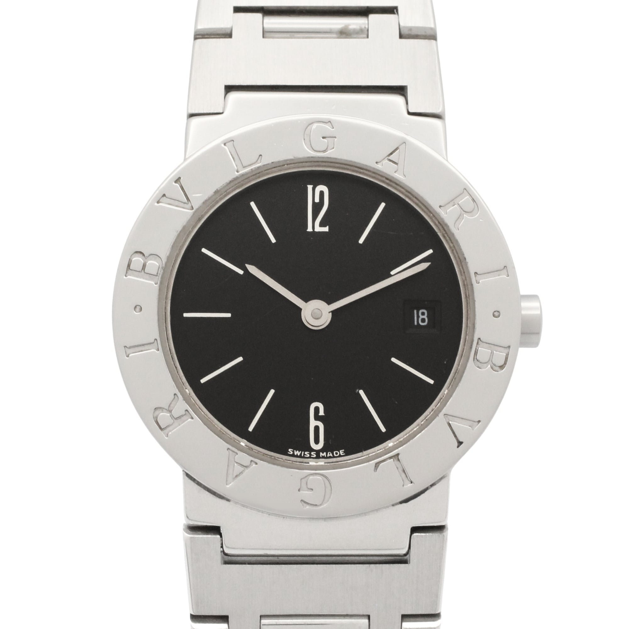 Bulgari BVLGARI Stainless Steel Ladies Black BB26SSD