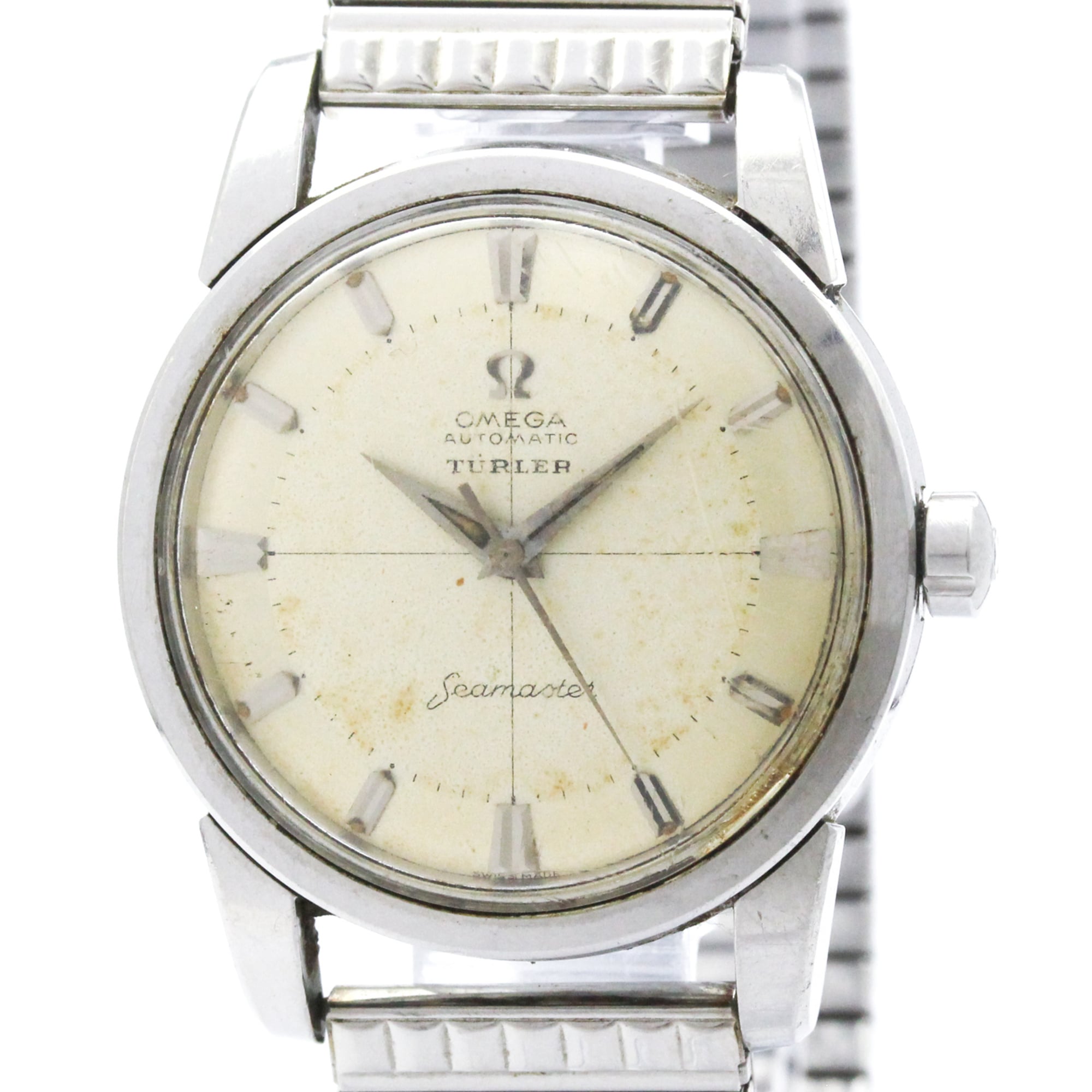 Omega Seamaster 2846 Silver Dial 34mm Watch