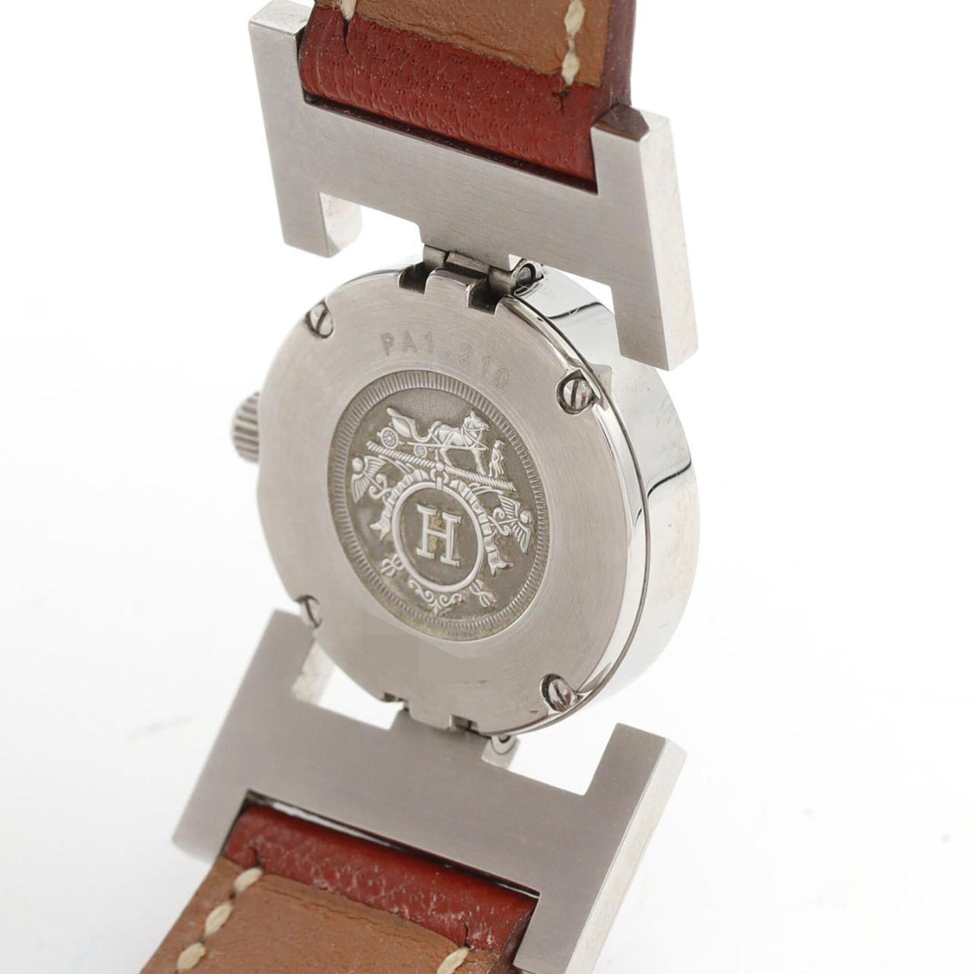 Hermes Paprika PA1.210 Silver Dial Stainless steel 21mm Watch