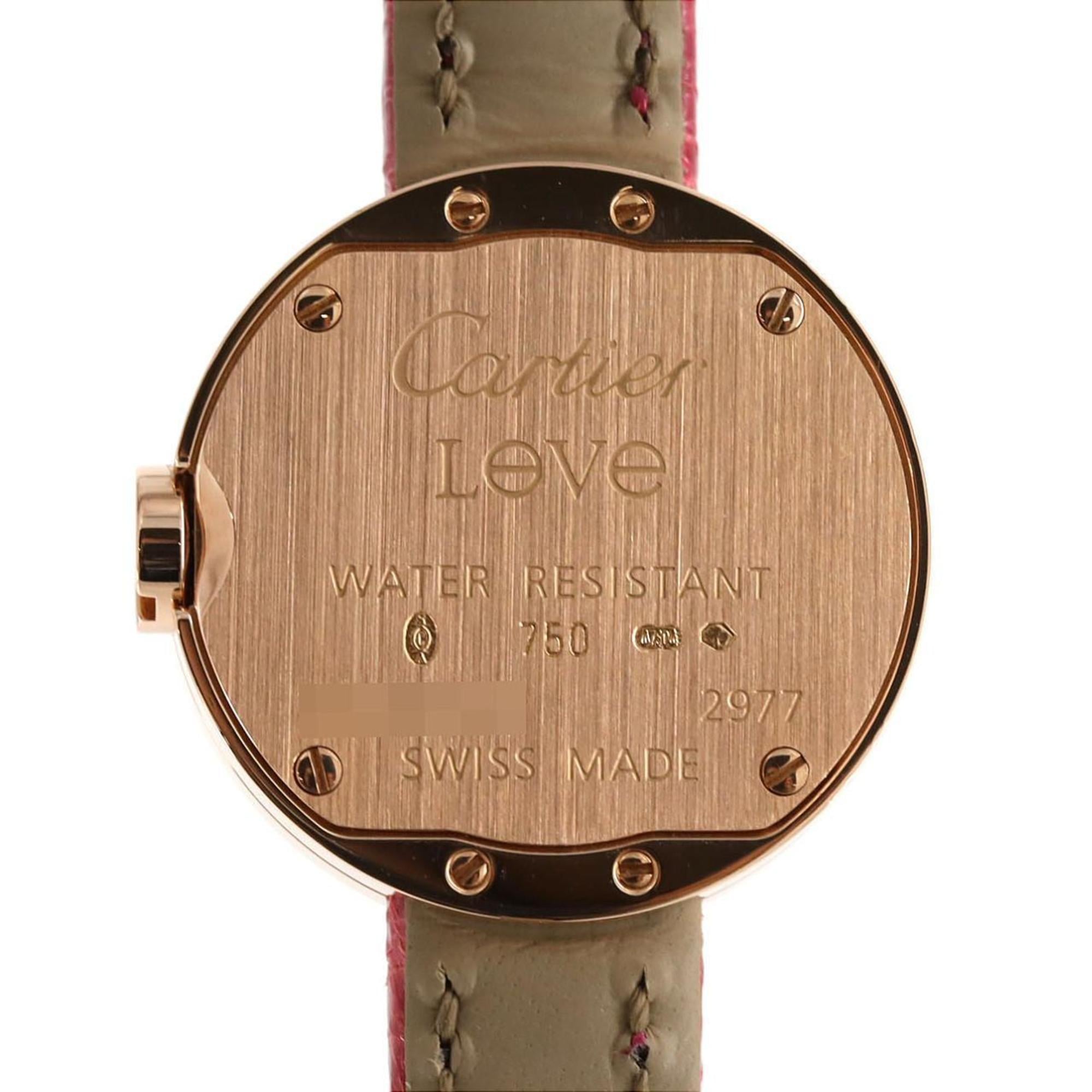 Cartier Love Watch PG 3P PG/RG quartz-polshorloge