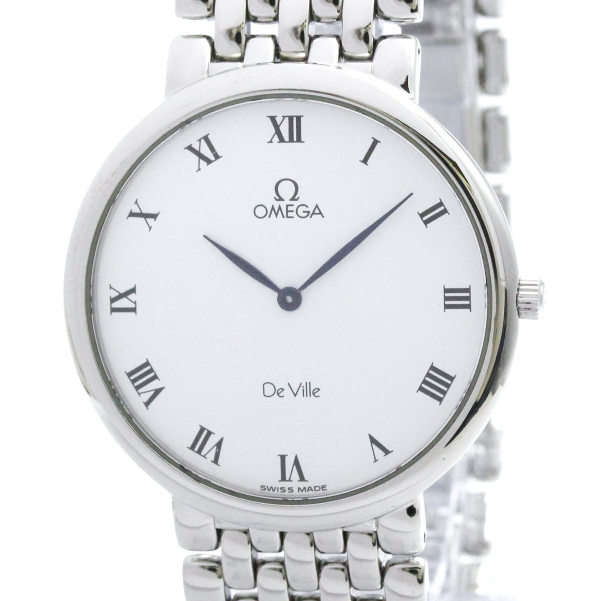 Montre Omega De Ville 3952378, cadran argenté, 32 mm
