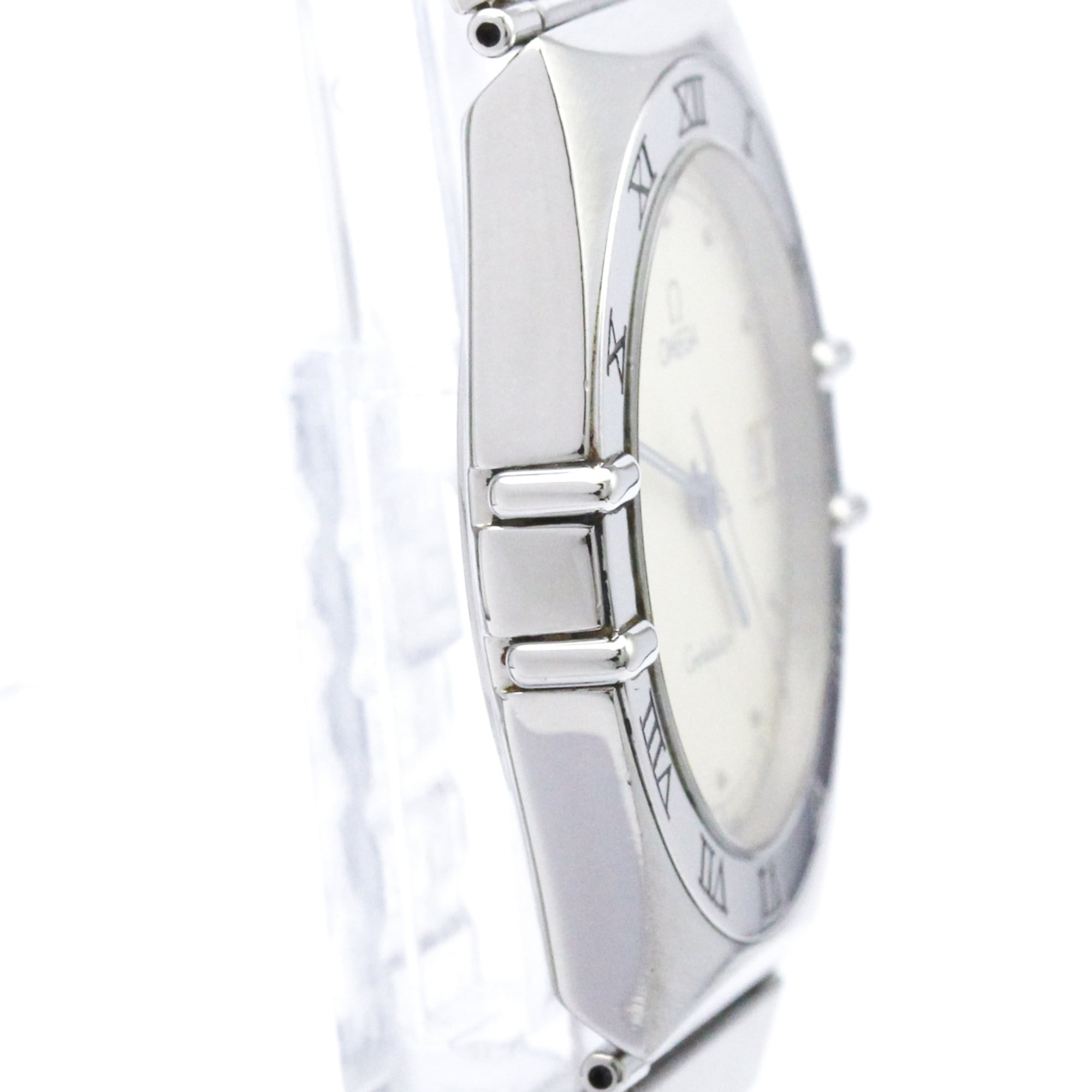 OMEGA Constellation roestvrijstalen quartz herenhorloge 396.1070