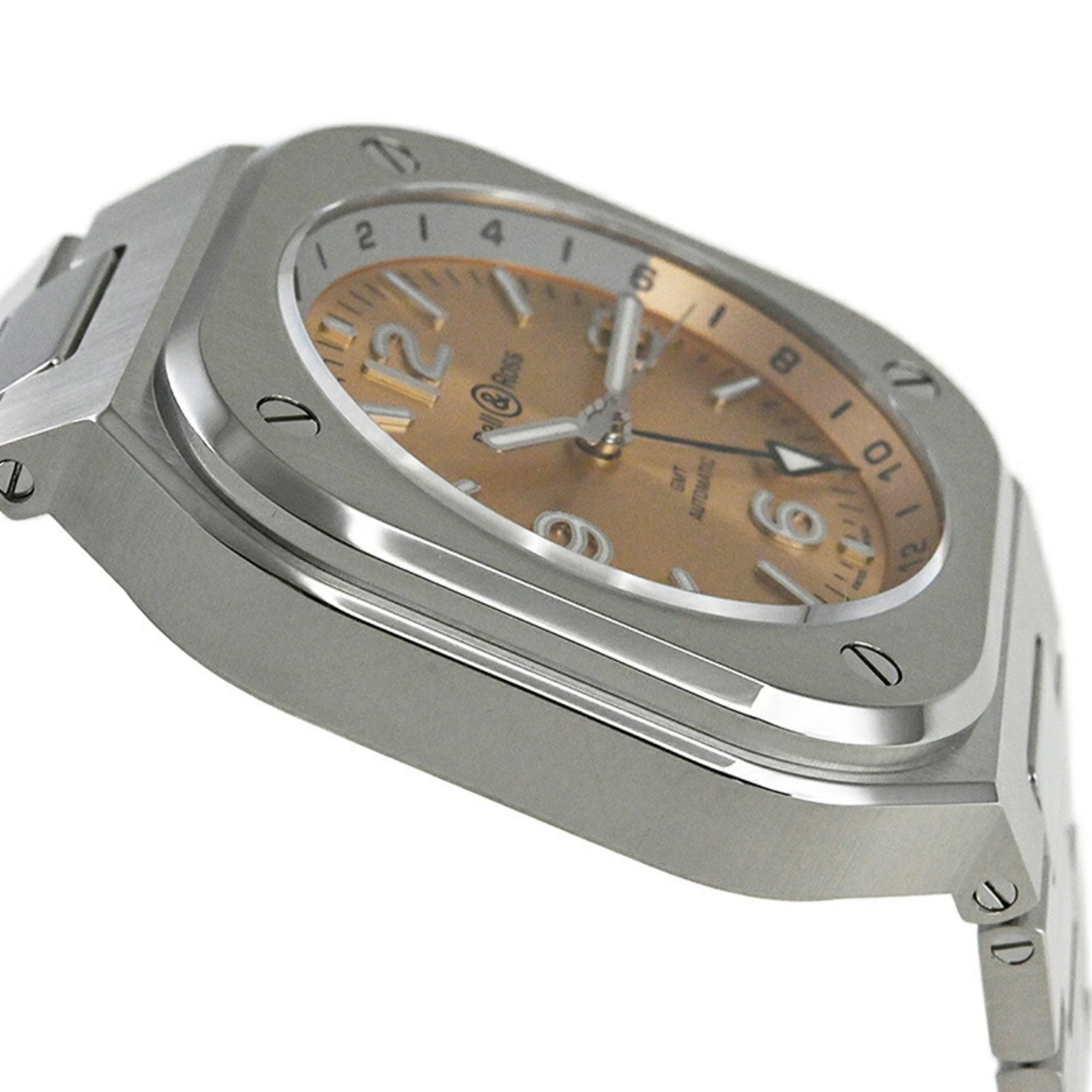 Bell & Ross BR 05 GMT Amber-horloge, Japanse gelimiteerde editie (99 stuks), BR05G-CH-ST SST