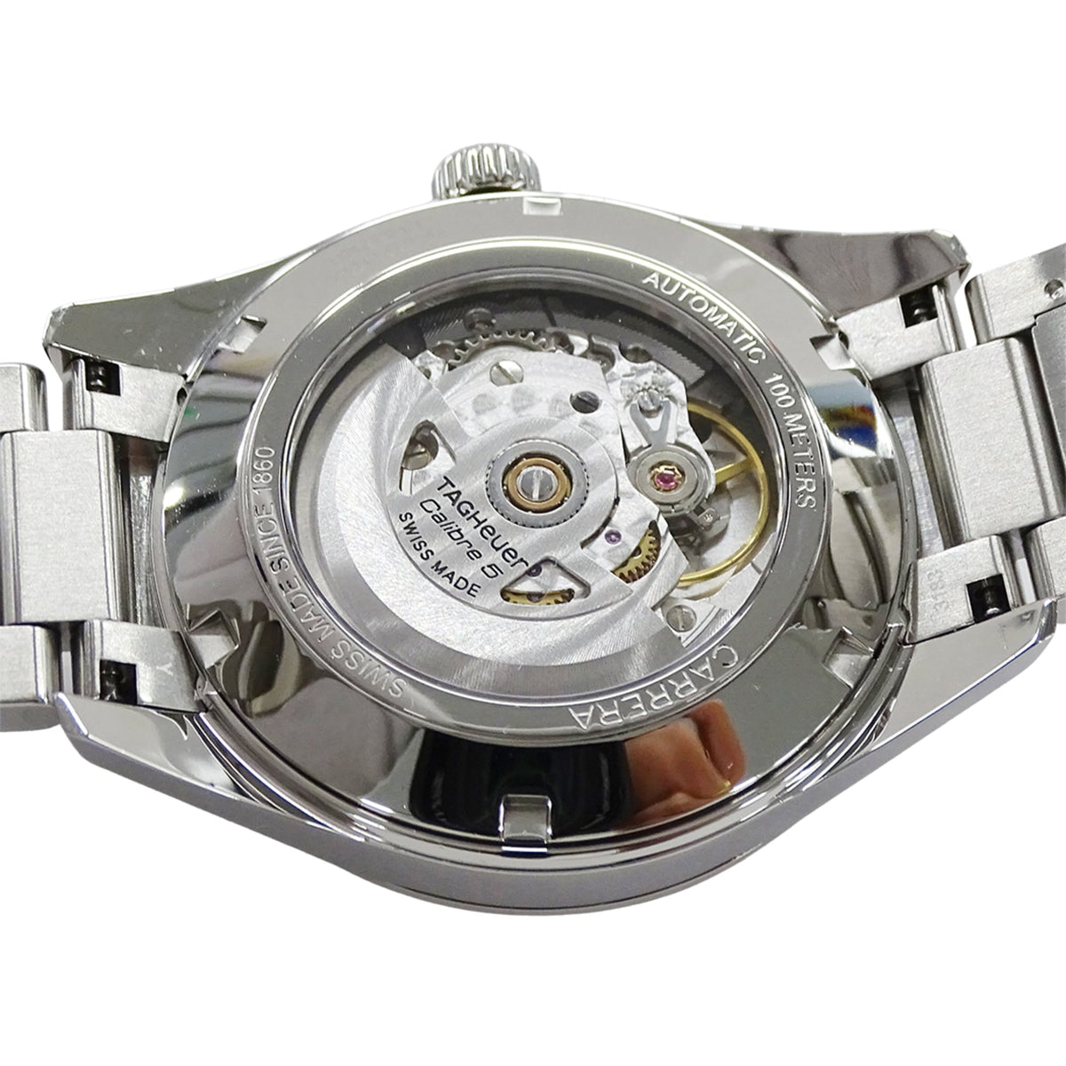 TAG Heuer Carrera WAR211B WAR211B BA0782 Weiß Zifferblatt 39mm Uhr