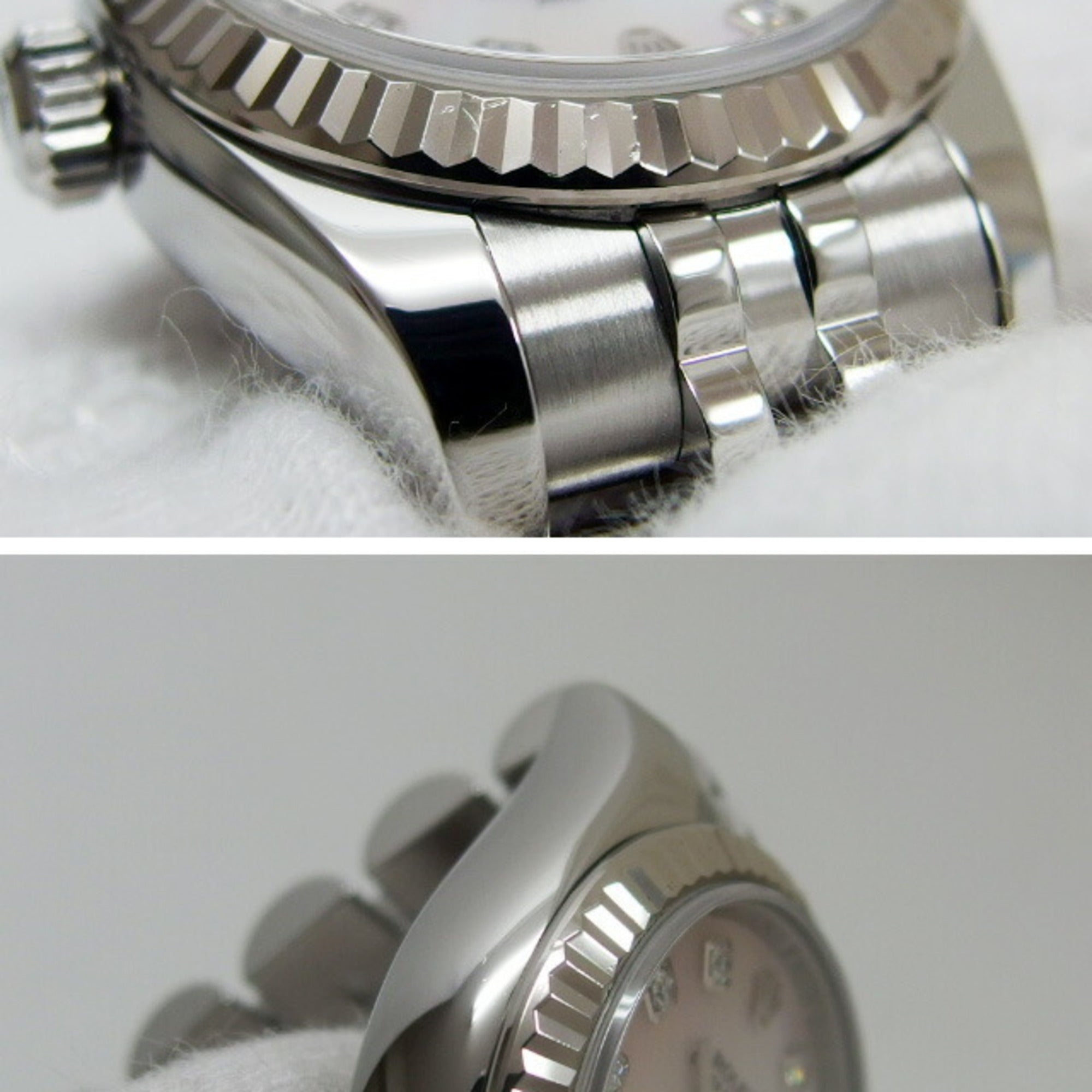 Rolex Datejust Black Shell 10P Diamond dameshorloge