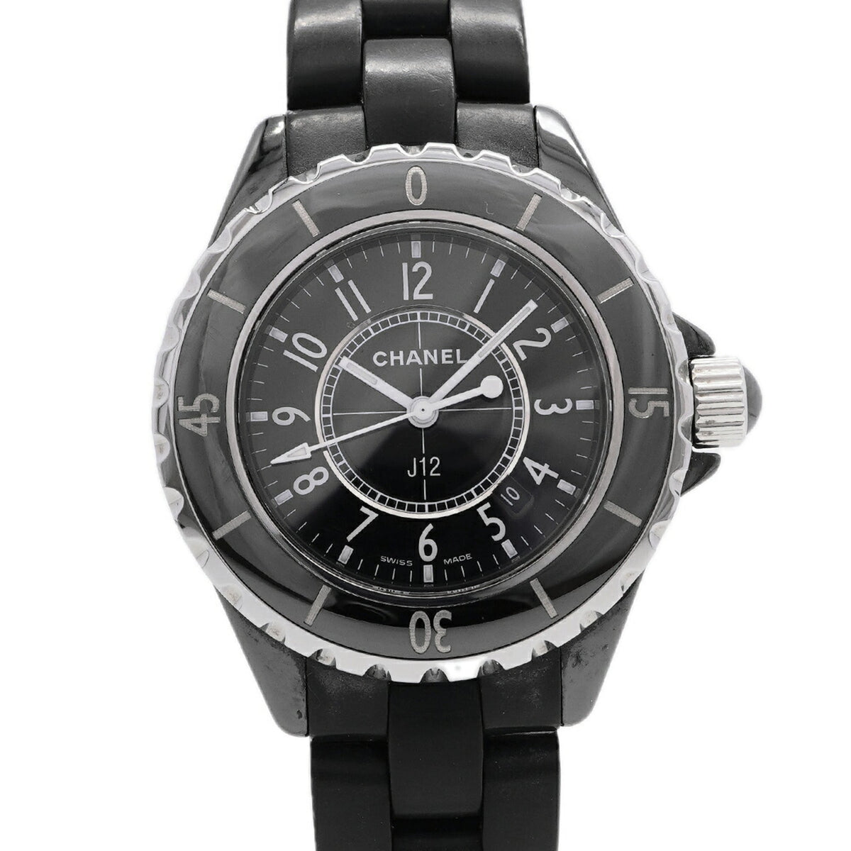 Chanel J12 H0681 Schwarz Zifferblatt 33 mm Uhr