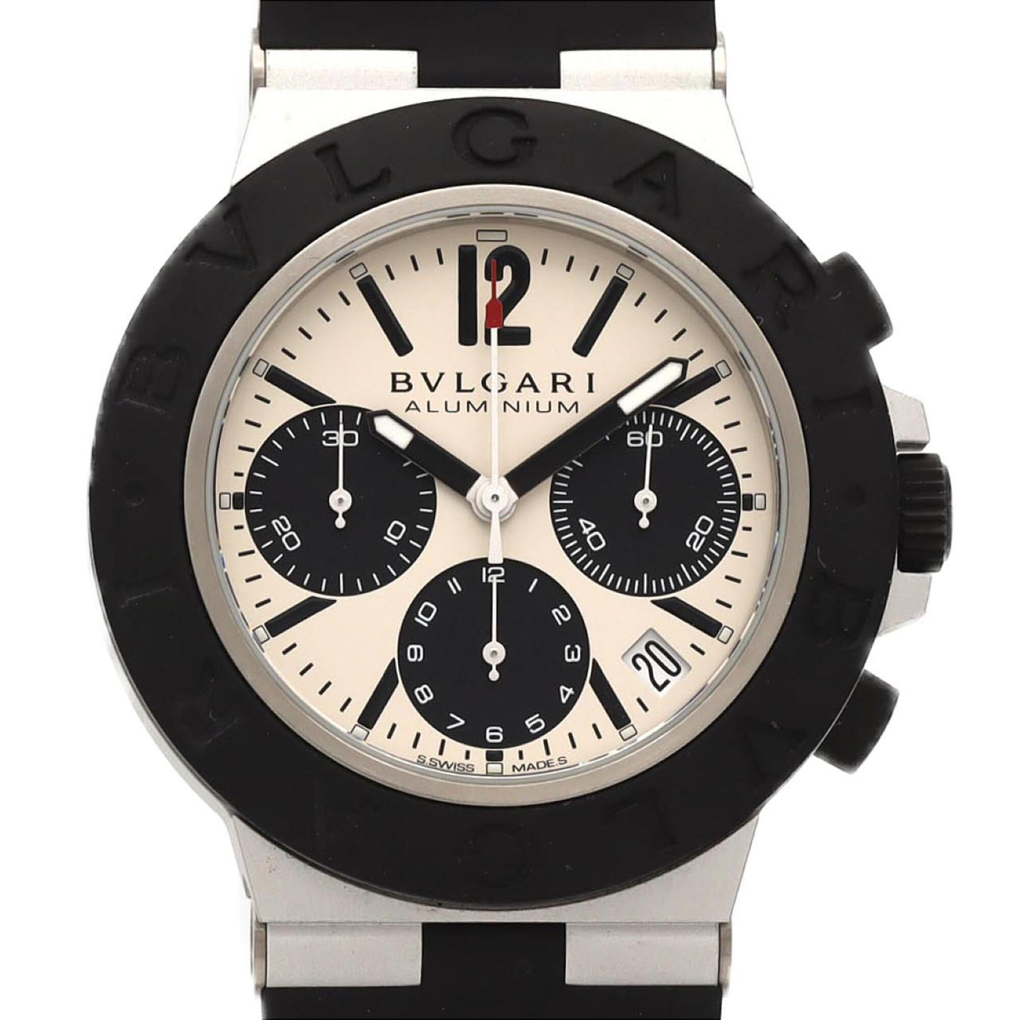 Bulgari Aluminum Chronograph BB40ATCH 103383 Titanium Automatic Watch