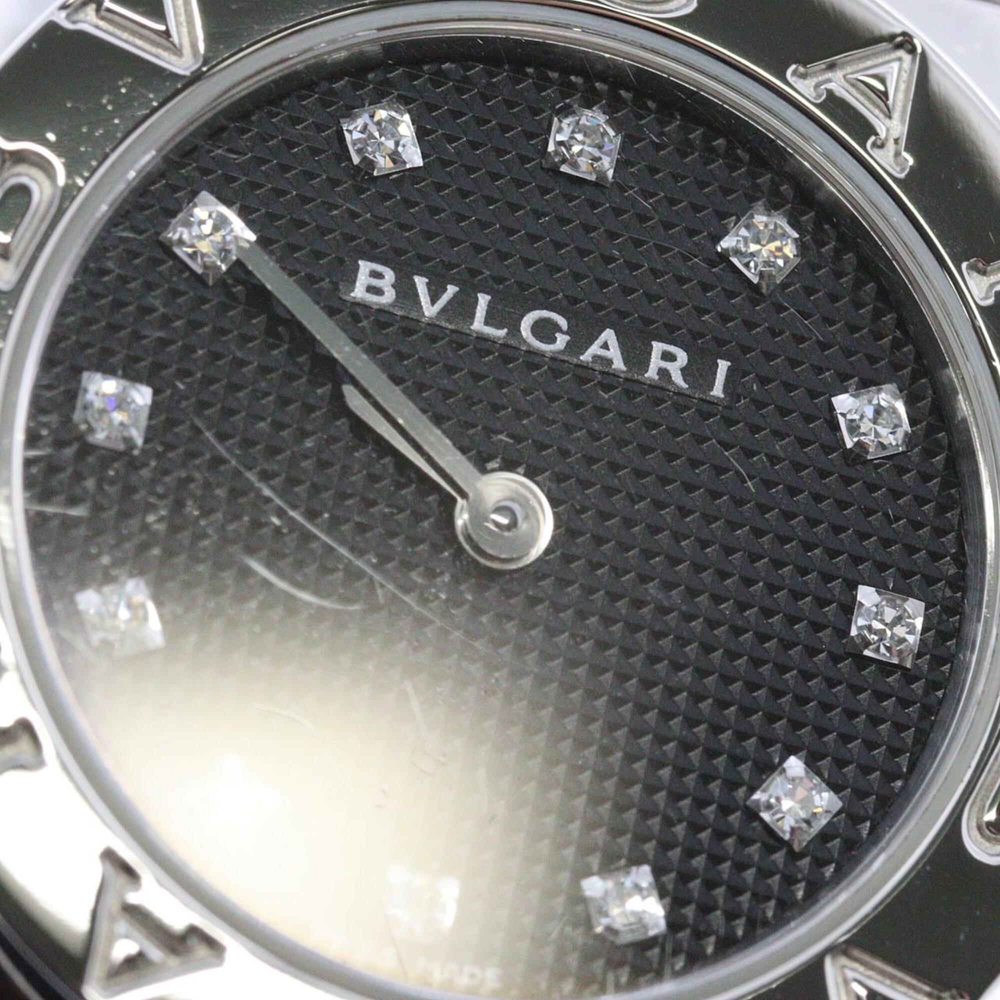 Bulgari 12P BBL26S/BB26BSS/12 Black Dial 26mm Watch