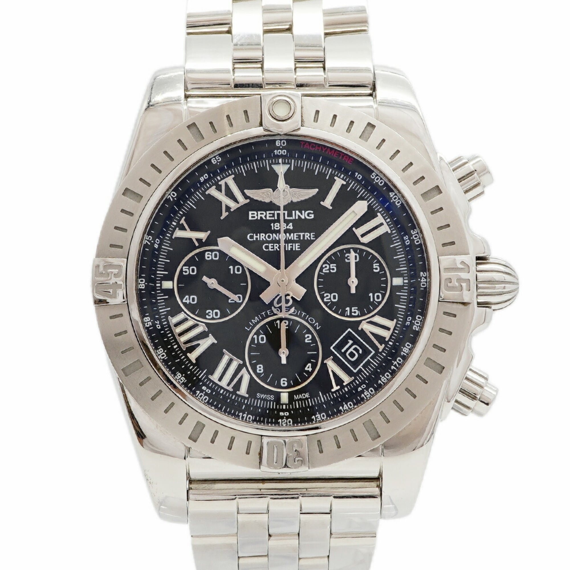 Breitling Chronomat AB01153A/AB0115 Black Dial Stainless steel 43mm Watch