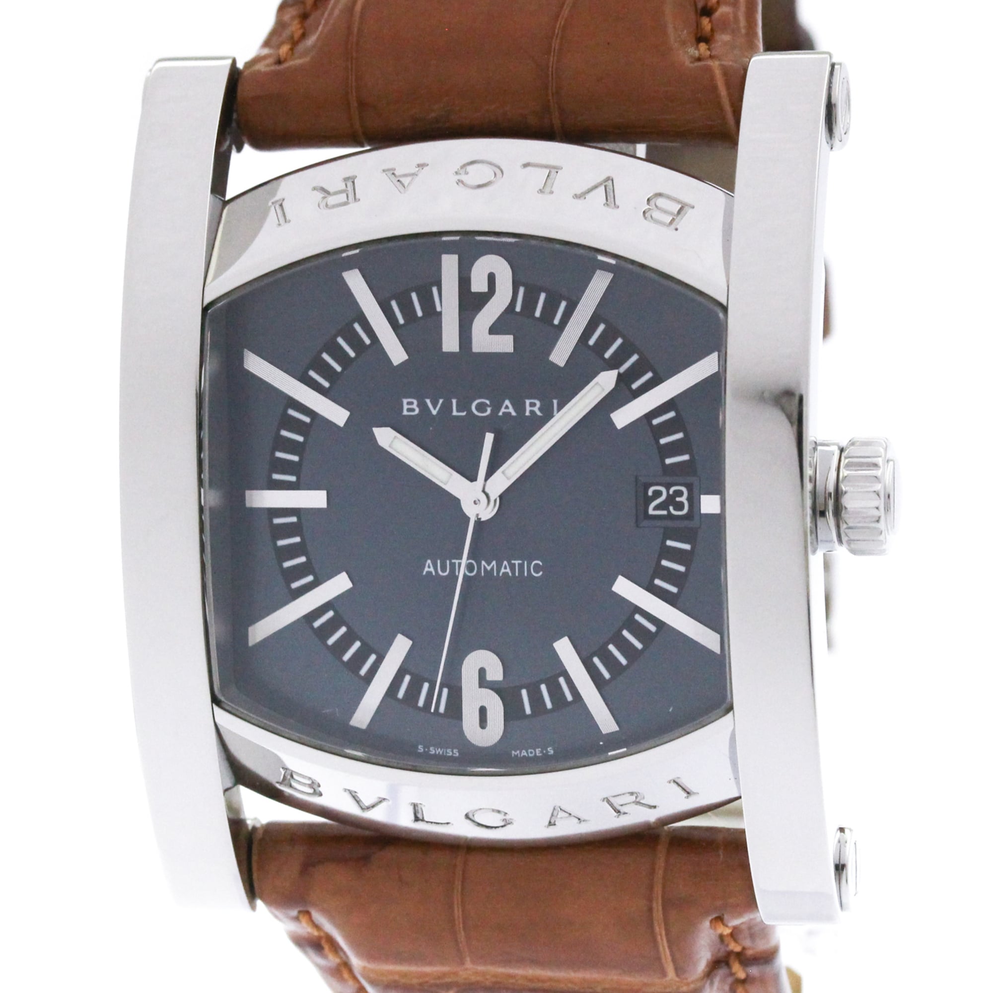 Bulgari Assioma Stainless Steel Automatic Mens Watch AA48S Polished