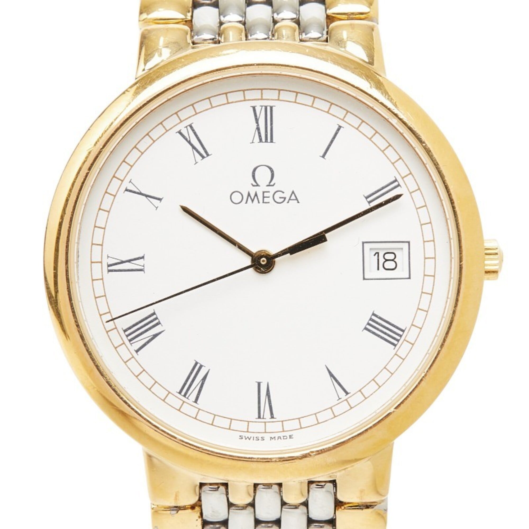 Omega DeVille GZl1jmeg White Dial 32mm Watch
