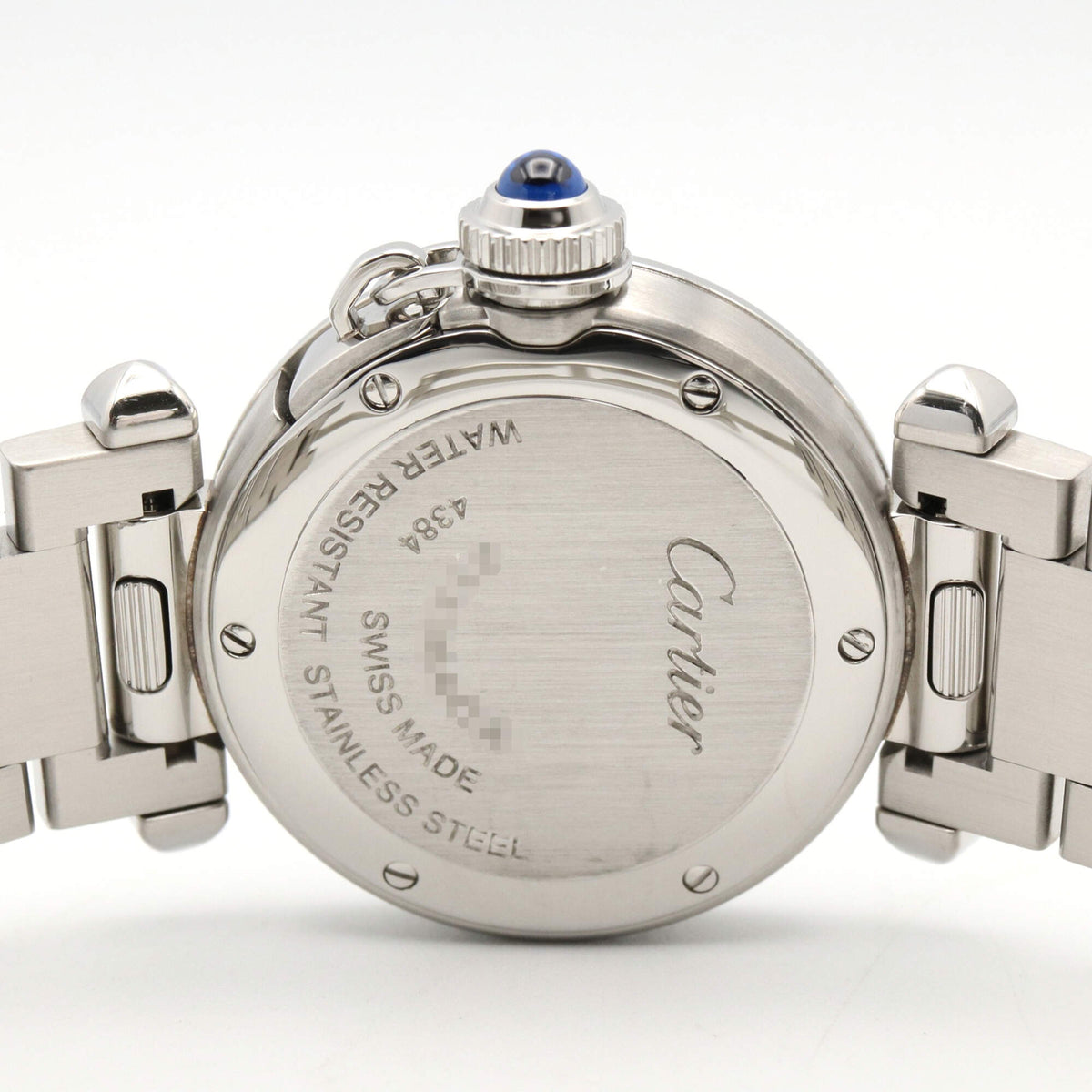 Cartier Pasha de WSPA0021 Silver Dial 30mm Watch