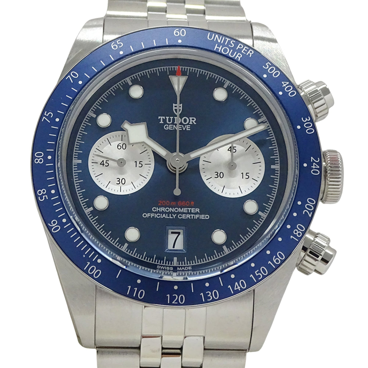 Montre Tudor Black bay Chrono M79360B-0002, cadran bleu, 41 mm